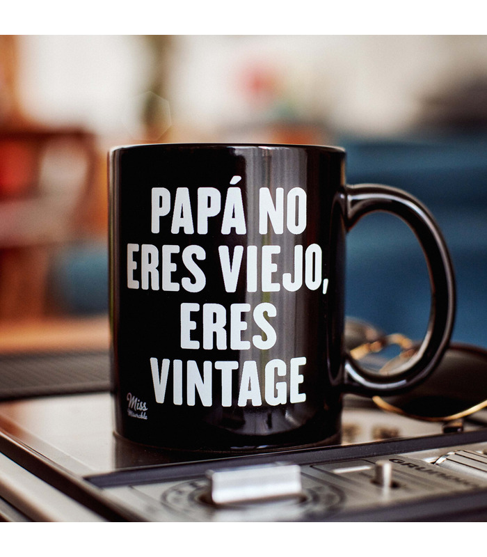 Taza Papá no eres viejo, eres vintage