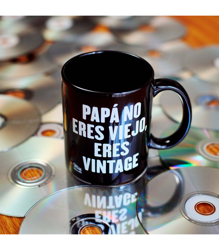 Taza Papá no eres viejo, eres vintage