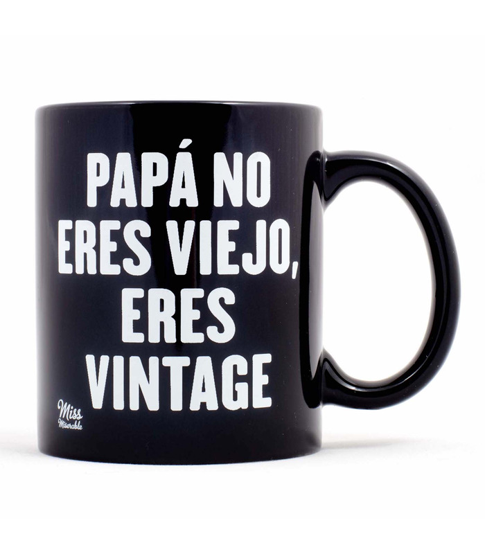 Taza Papá no eres viejo, eres vintage