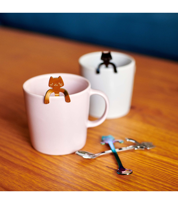 Cucharillas de café con forma de gatitos Coffee & Cats