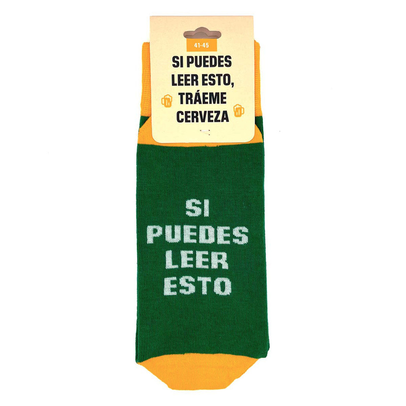 Calcetines Si puedes leer esto tráeme cerveza